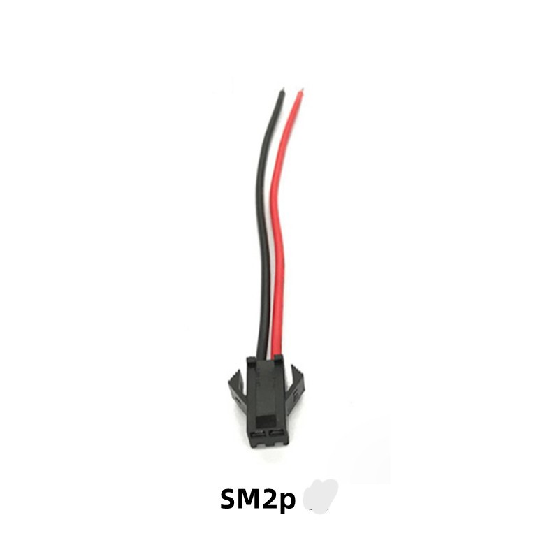 Jack nối SM 2.54mm 2P Đực Cái - Dây 22AWG - Dài 15cm