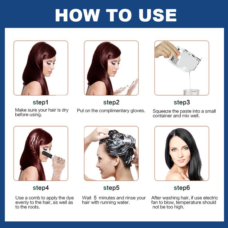 Combo 5 Gói Dầu Gội Nhuộm Đen Tóc Black Hair Shampoo Hàn Quốc An Toàn Cho Da Không Độc Hại Đen Ngay Sau Lần Sử Dụng