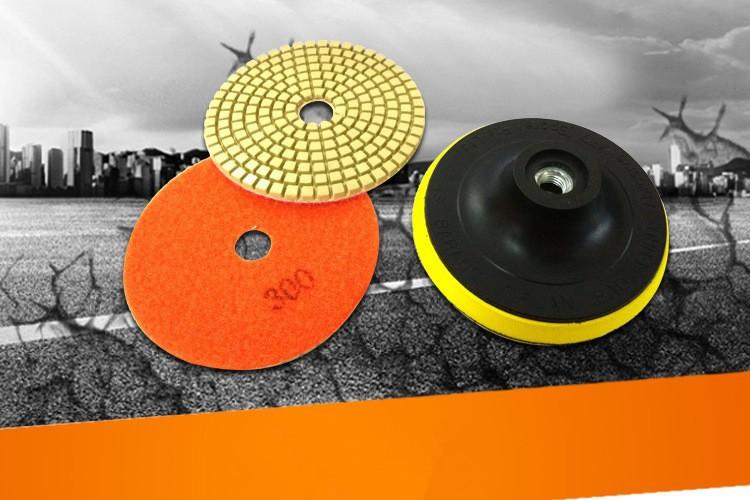 Bộ 6 nỉ đánh bóng đá hoa cương 4 inch
