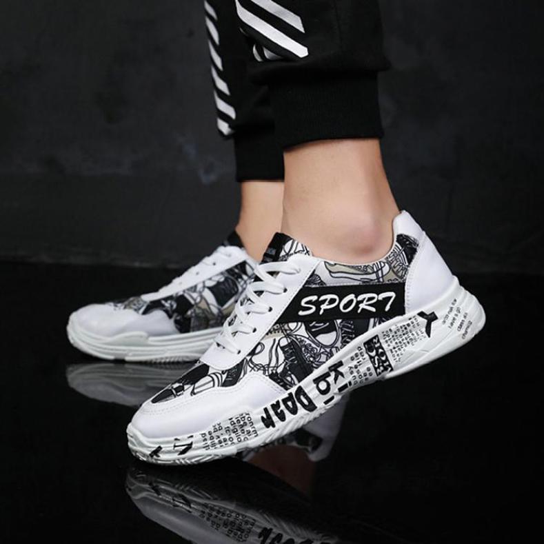 Giày sneaker nam Hàn Quốc Hot trend - TỔNG KHO(PL36) - GIÁ HỦY DIỆT giá rẻ