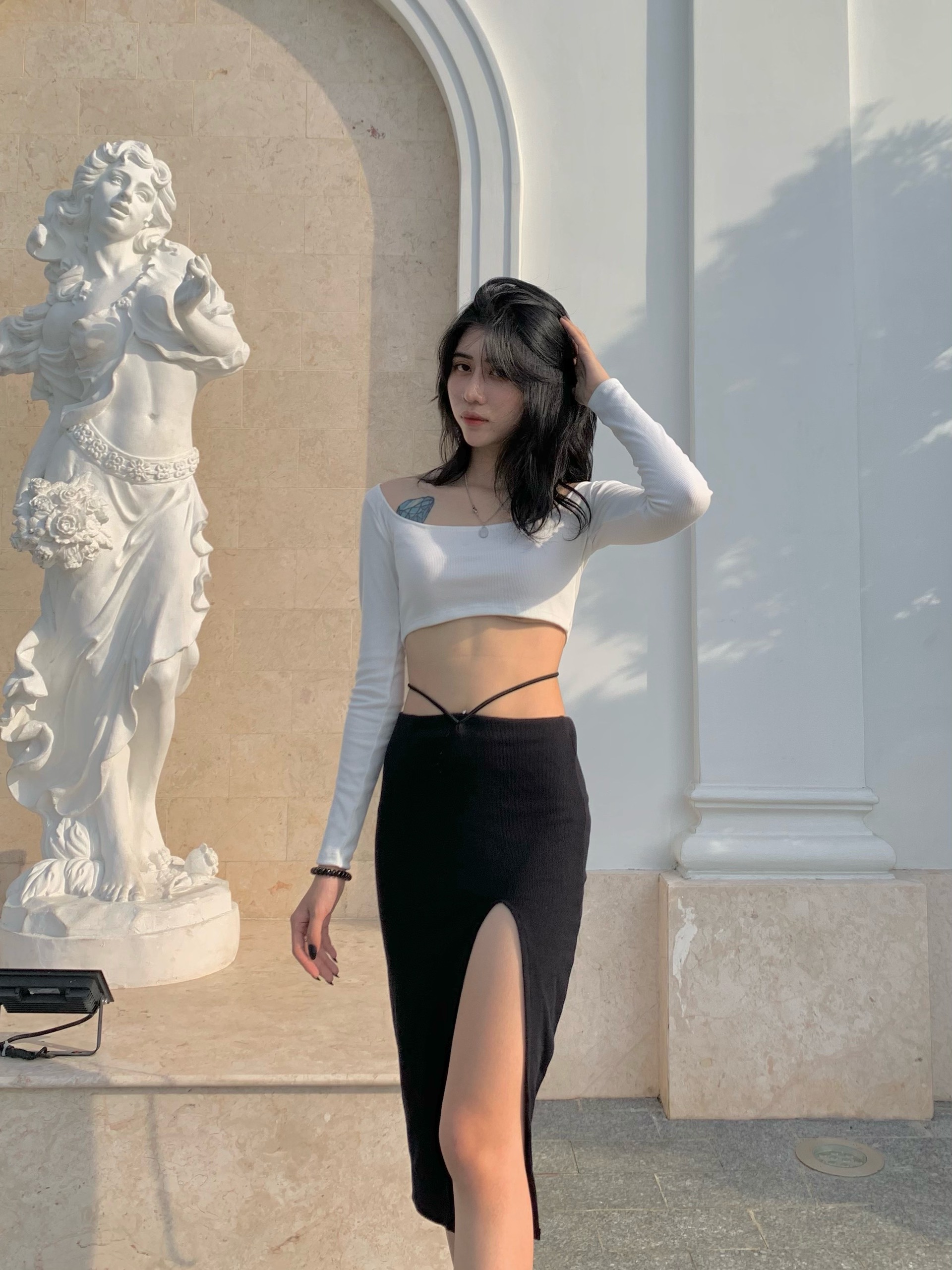 chân váy đen xẻ tà cực cực đẹp sugarbomb.mode (23)