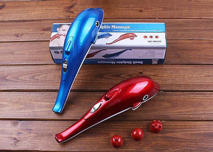Máy massage cá heo 3 đầu mini cầm tay