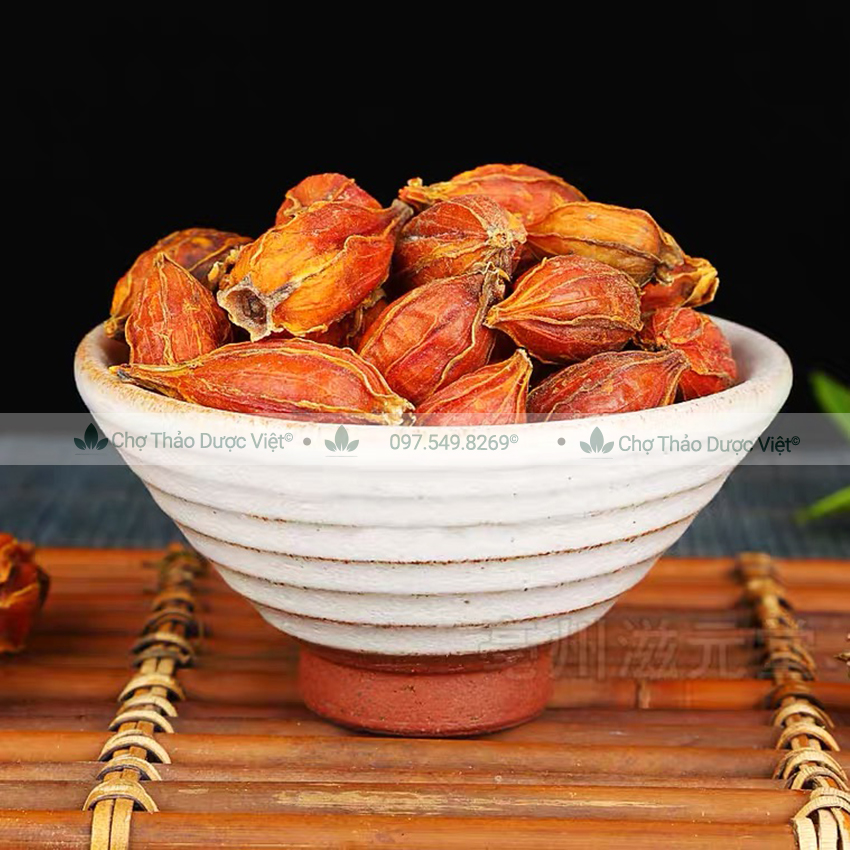 Qủa dành dành 100g, hạt dành dành, chi tử, bột tạo màu bánh, xôi, thạch - Chợ Thảo Dược Việt