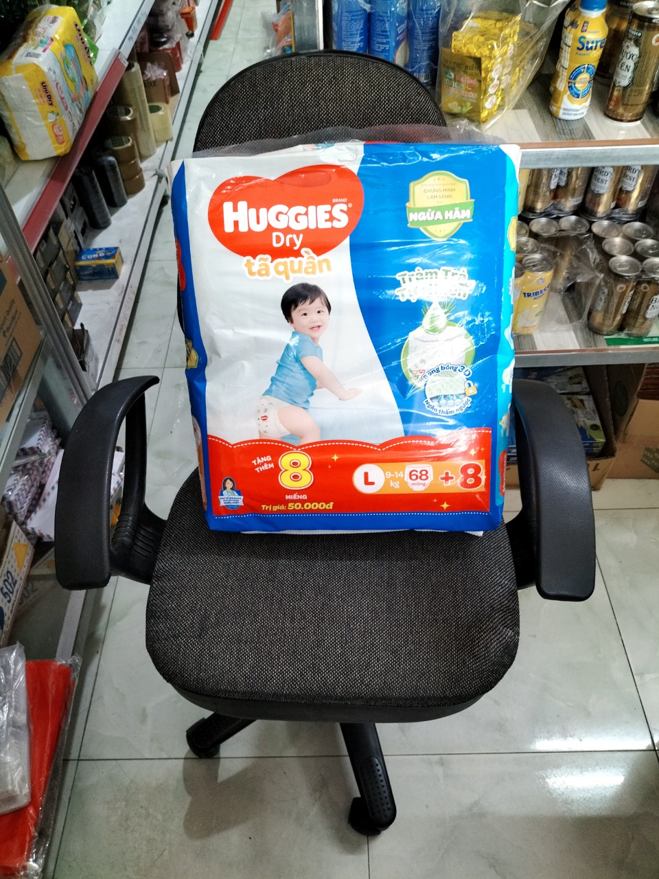 Bỉm HUGGIES L 9-14KG