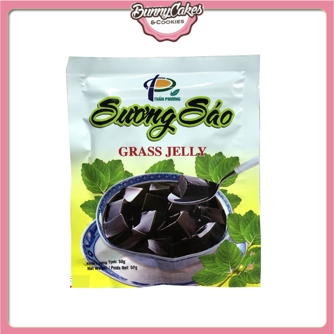 Bột sương sáo đen tp gói 50g mẫu mới