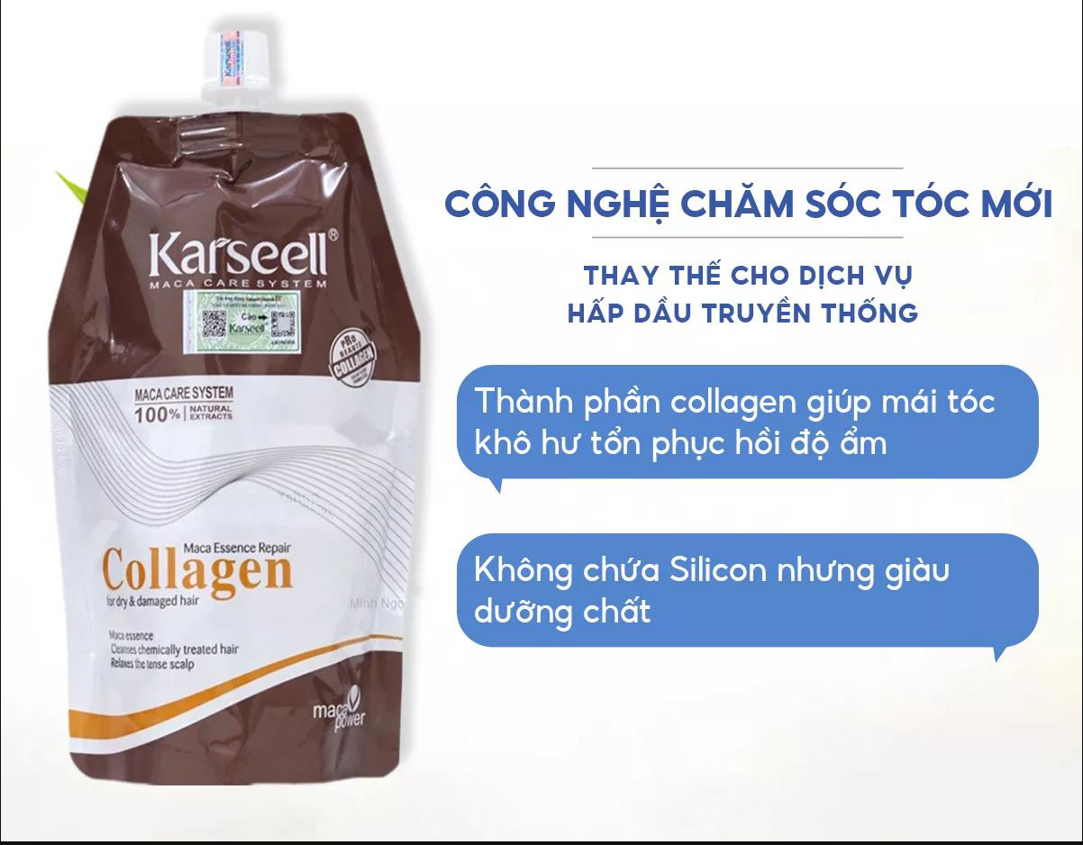 [CHÍNH HÃNG] HẤP KARSEELL COLLAGEN SIÊU MỀM MƯỢT 500ML