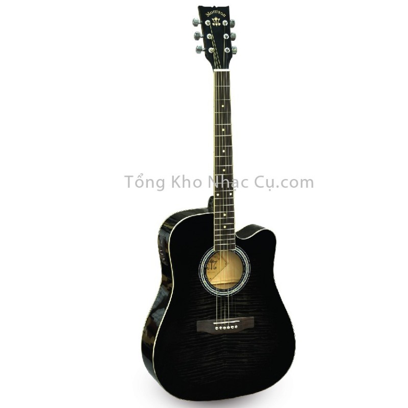 Đàn Guitar Acoustic Morrison MGW 405CBK EQ+ Tặng bao mỏng +capo + pic + ty chỉnh cần
