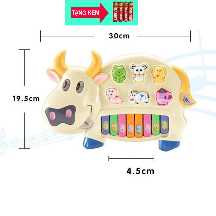 [HCM]Đồ chơi phát nhạc hình con bò cho Bé