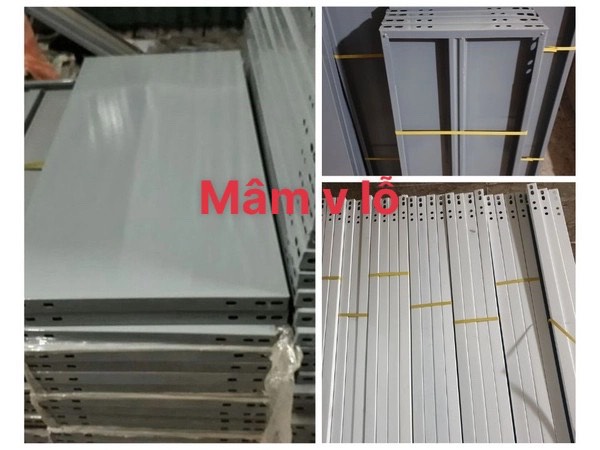 Mâm sắt - láp ráp kệ đa năng màu sám ( đủ kích thước) ráp kệ sắt đa năng V3, V4