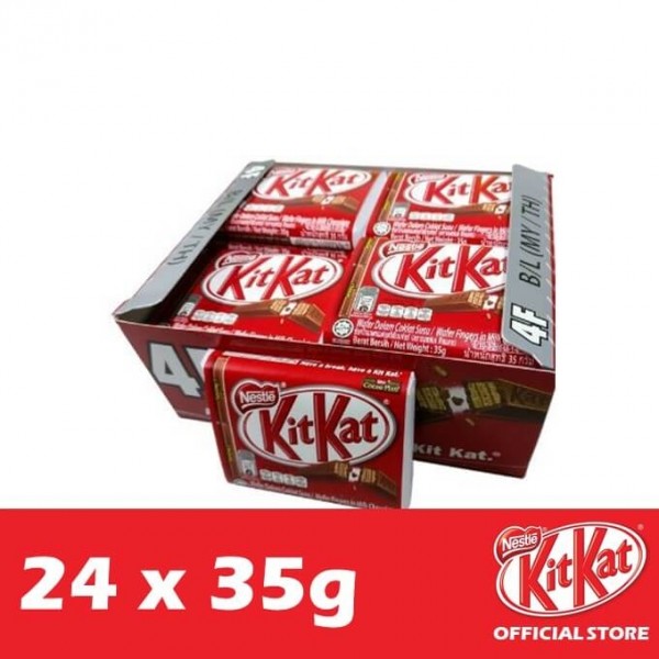 ]hộp 24 thanh chocolate kitkat 4f thanh 35g date mới-