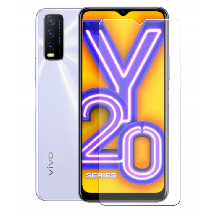 Kính Cường Lực Vivo Y20, Y20s Full Màn Hình/ Chống Vân Tay/ Không Viền Màu