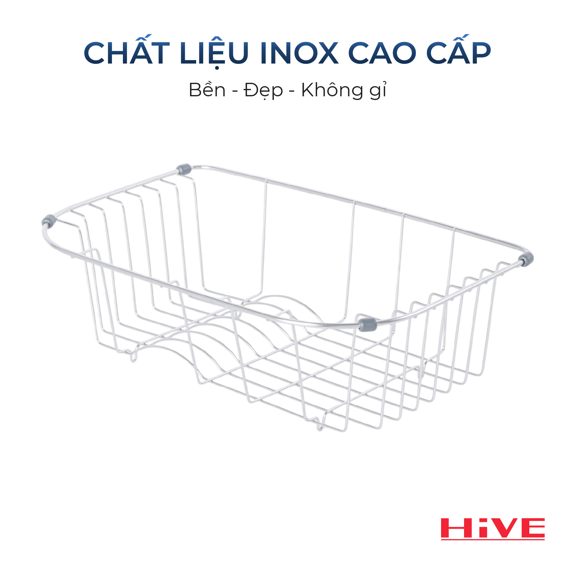 Set Rổ DS 850 Inox HiVE Cao Cấp
