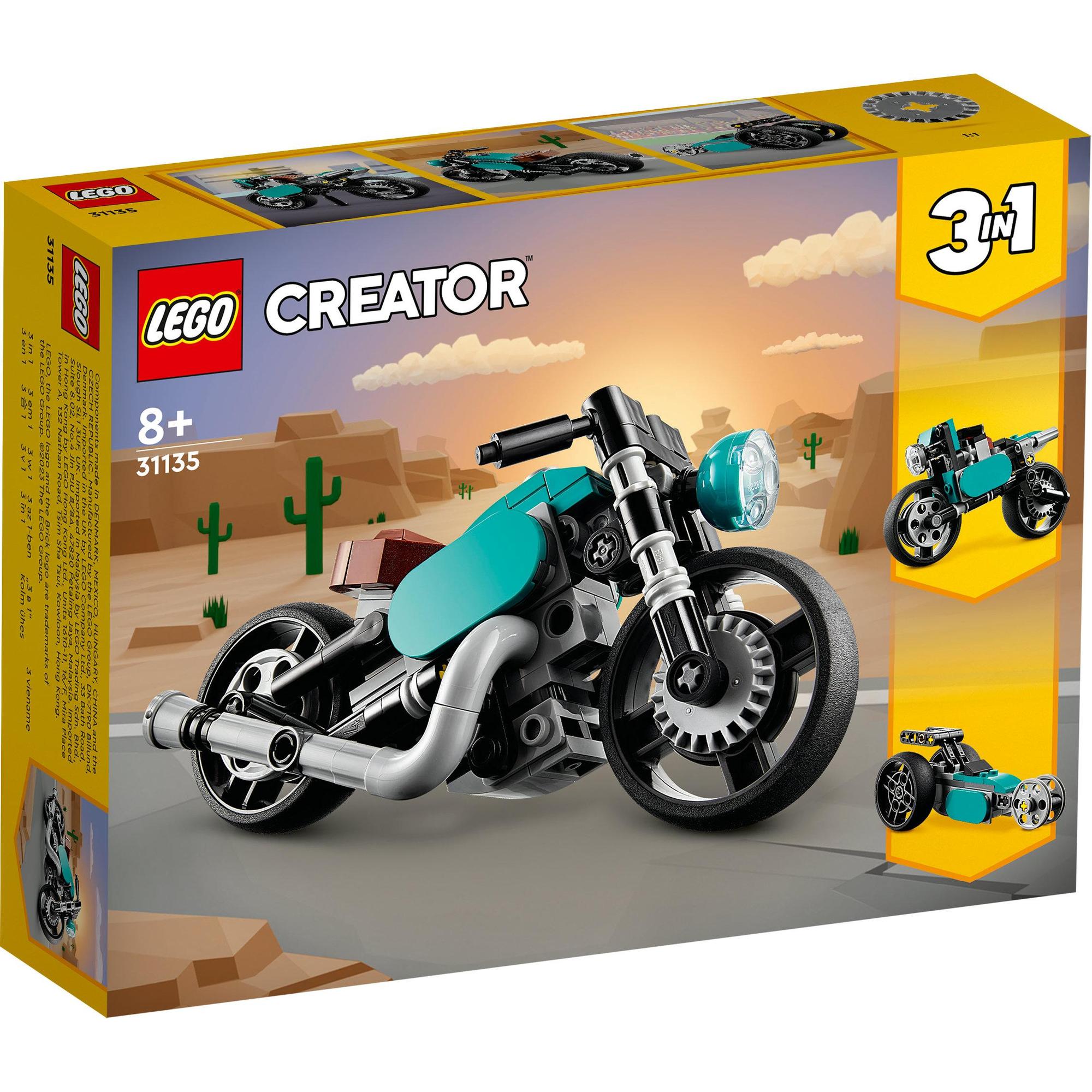 LEGO CREATOR 31135 Xe Mô Tô Cổ Điển (128 chi tiết)