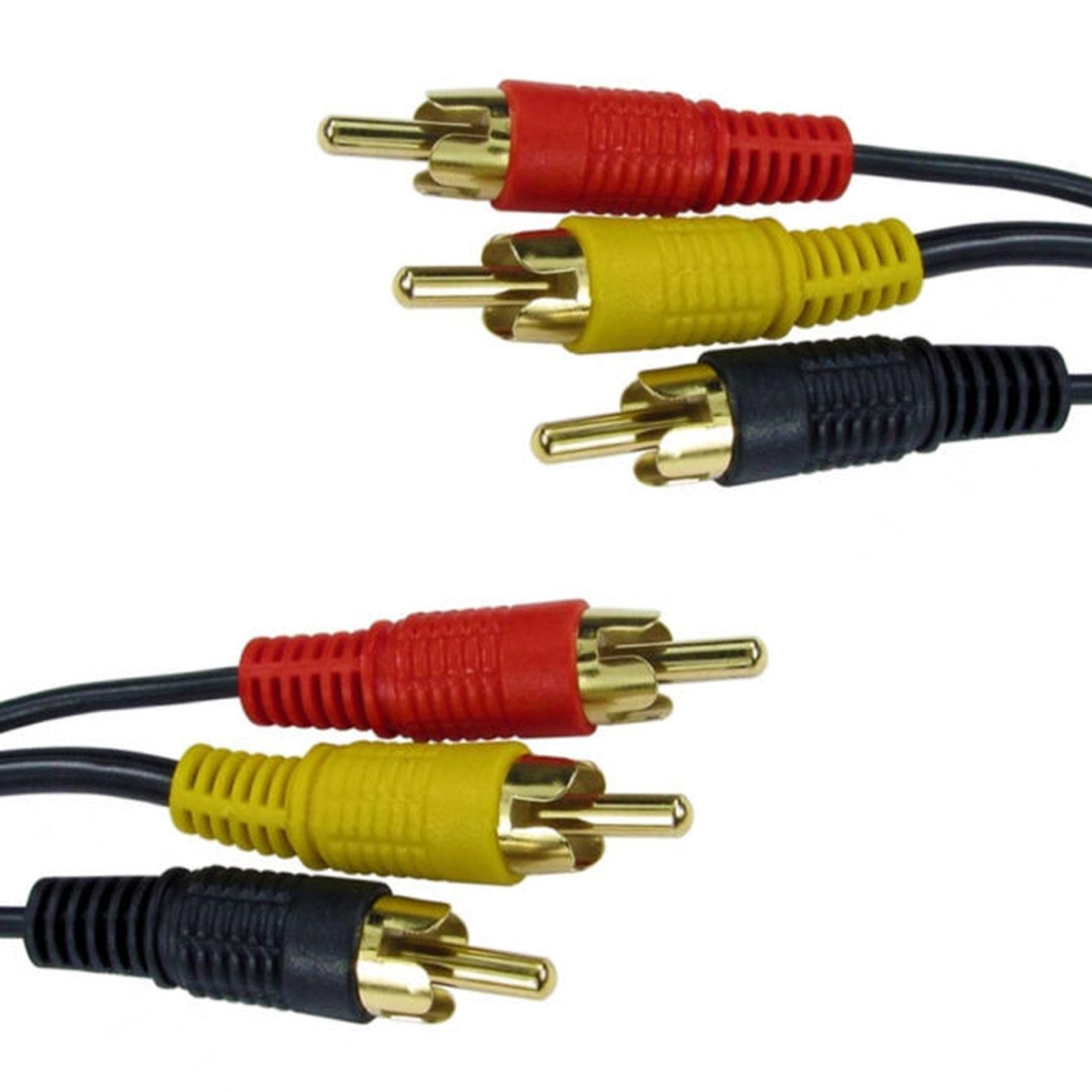 Dây cáp tín hiệu AV 3-3 1m (Đen) 1000000160