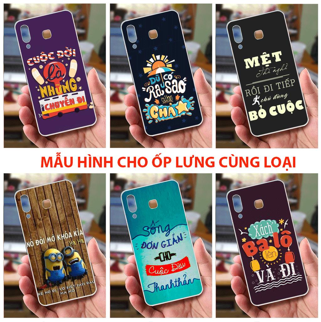 Ốp lưng Samsung A8 Star (dẻo viền trắng trong) - Xách Ba lô lên và đi