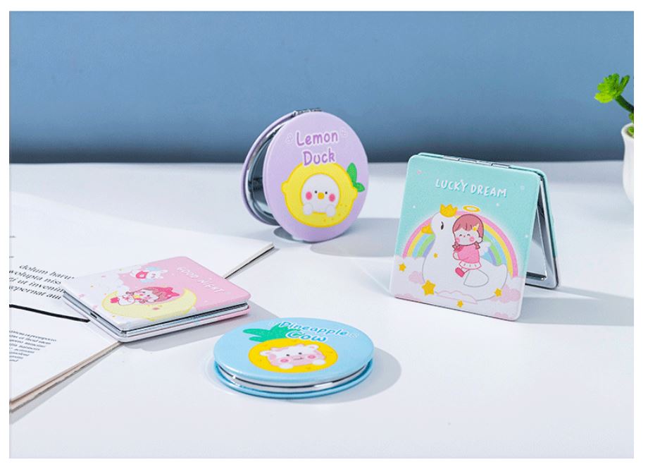 [HCM]Gương mini 2 mặt trang điểm nhiều mẫu