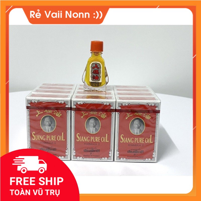 Dầu ông già siang pure 3cc vàng chính hãng thái lan