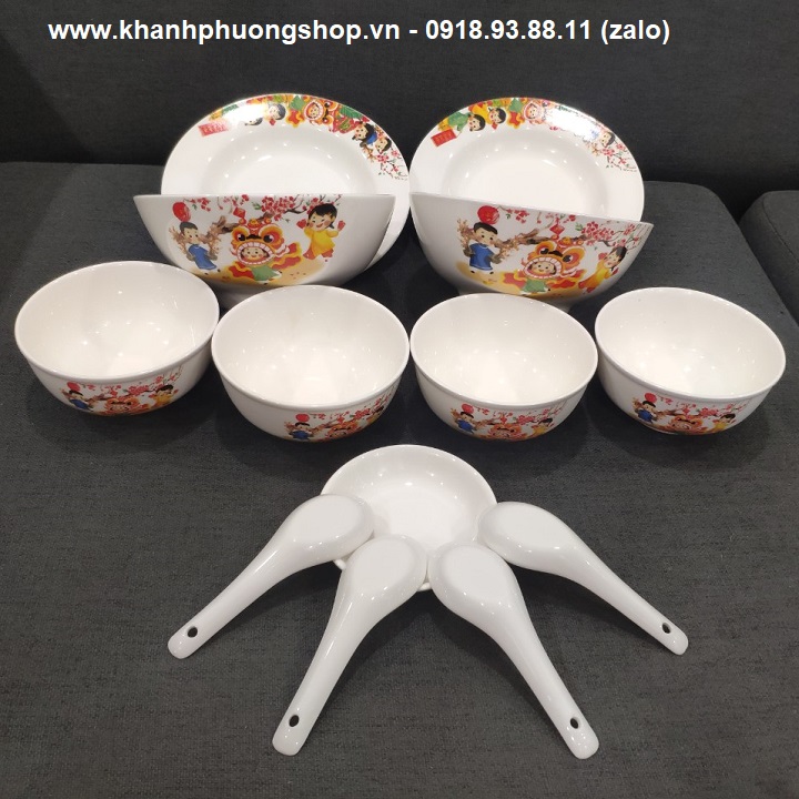 [HCM]bộ chén tô dĩa sứ trắng - chén tô dĩa sứ trắng