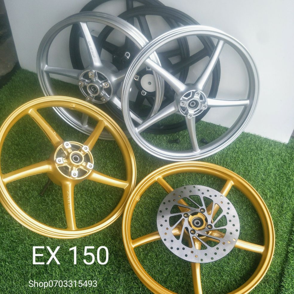 Cặp Banh Mam Ex 150 Kiểu Rcb Xmods Kem đĩa Trước