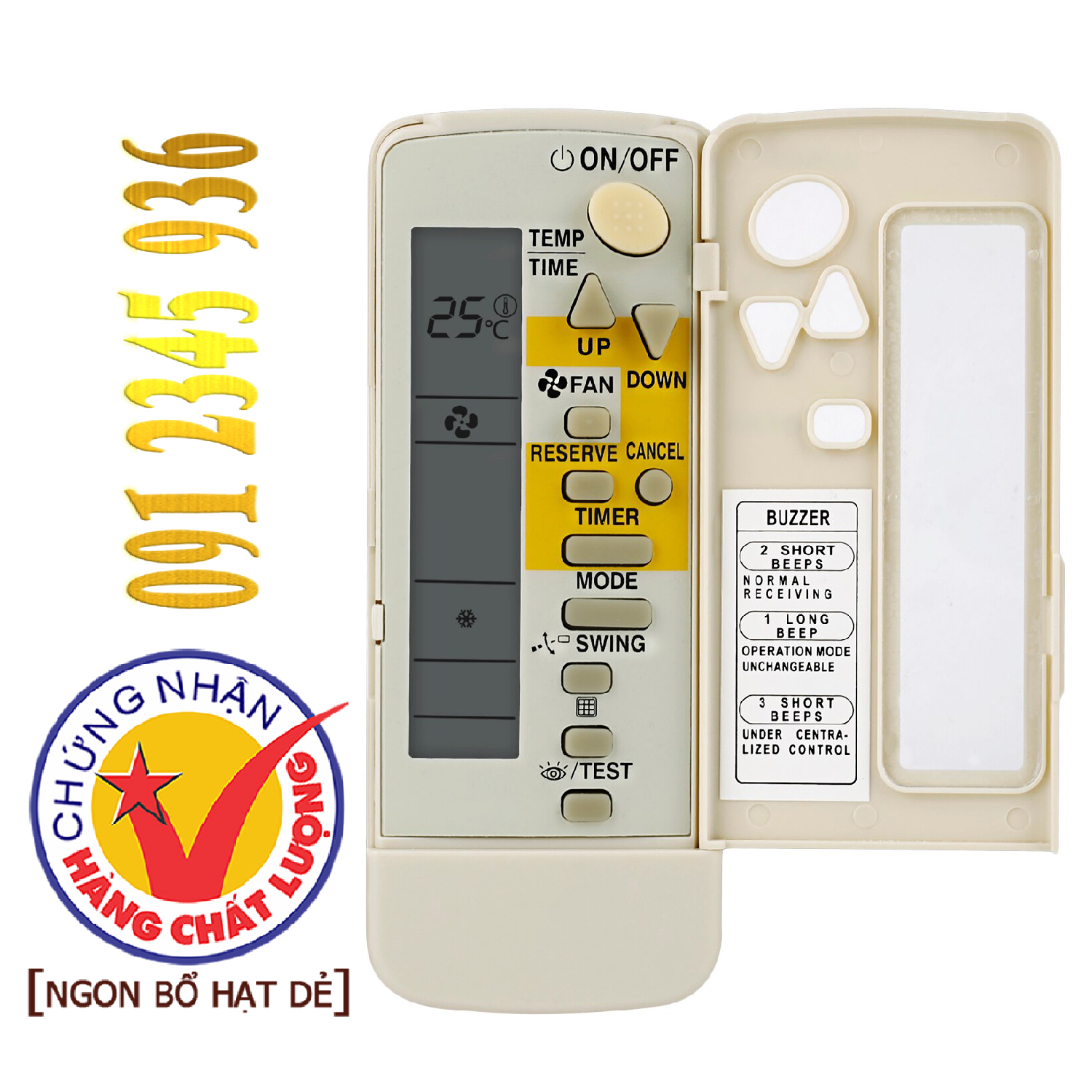 Điều khiển DAIKIN [HÀNG ĐẸP] cho điều hòa Âm Trần. (Mẫu số 8)