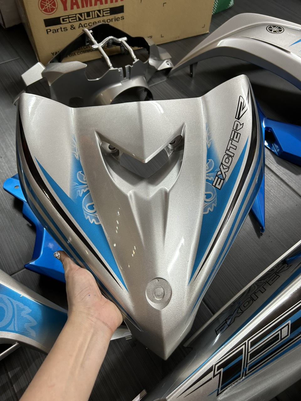 Dàn áo Ex 135 bạc xanh côn tự động