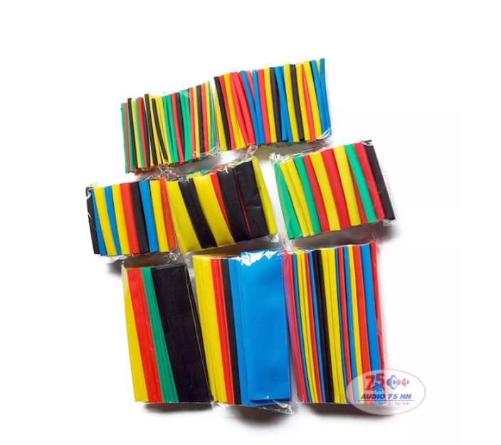 Set 164 ống bọc co nhiệt dành cho mối đấu nối dây điện bằng Polyolefin chống cháy