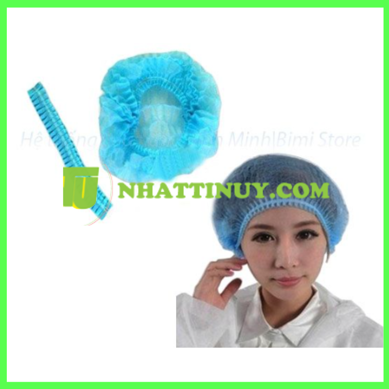 Nón trùm tóc con sâu 100 cái/ bịch