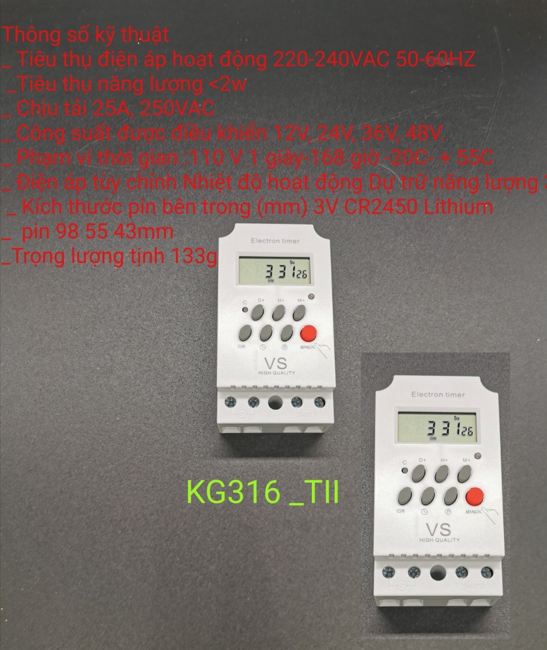 TIMER HẸN GIỜ ĐIỆN TỬ