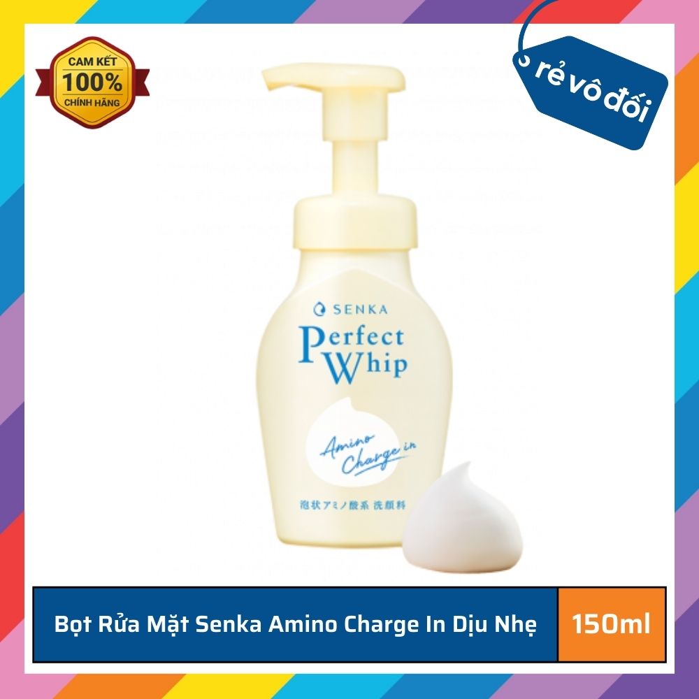 Senka amino charge in deep cleansing foam 150ml-Japan