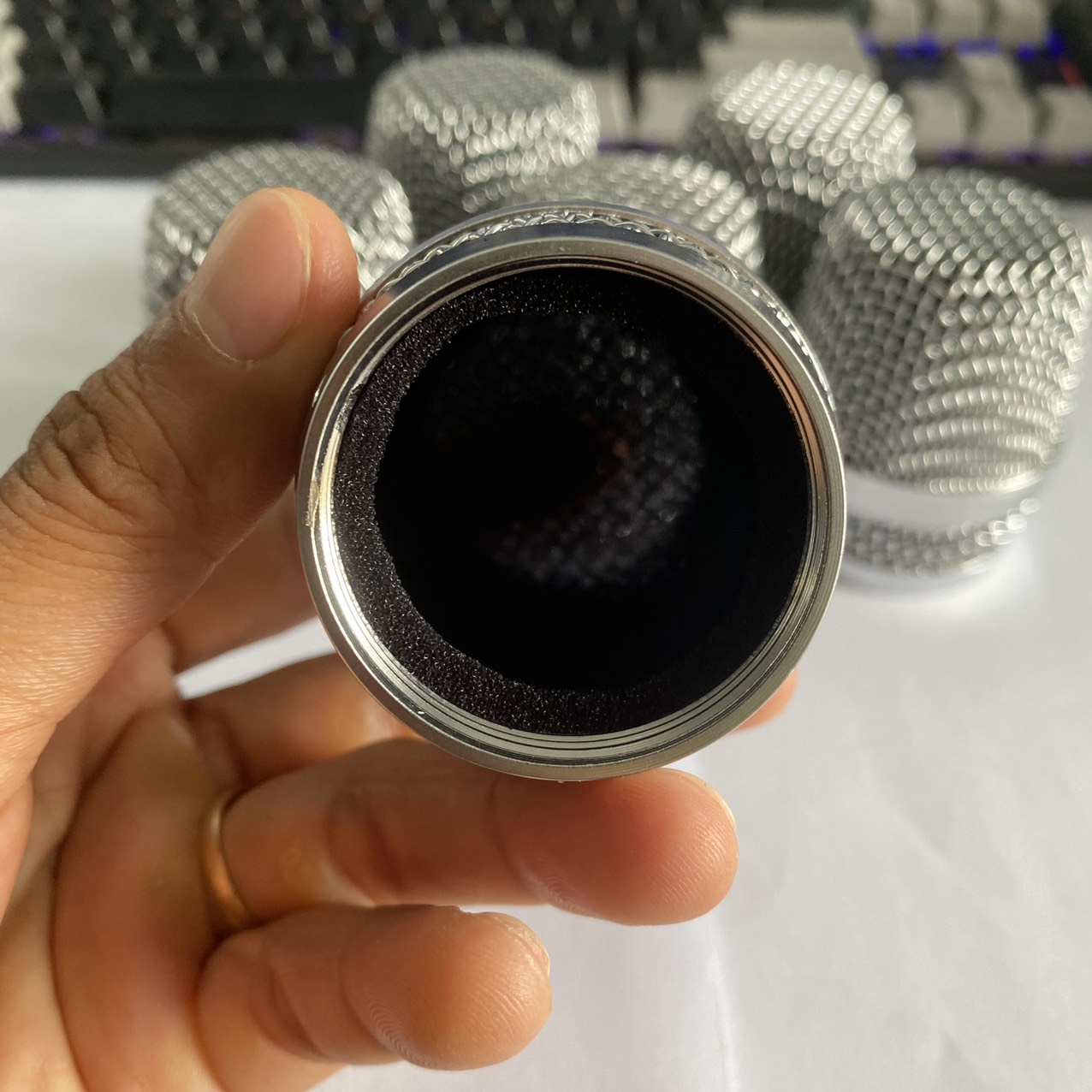 Rọ Micro Kim Loại Bọc Đầu Micro ( giá 1 cái )