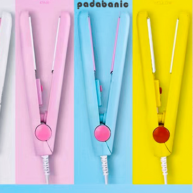 Máy Uốn Duỗi Tóc mini Padabanic máy ép tóc mini máy làm tóc mini 2in1 máy duỗi tóc mini