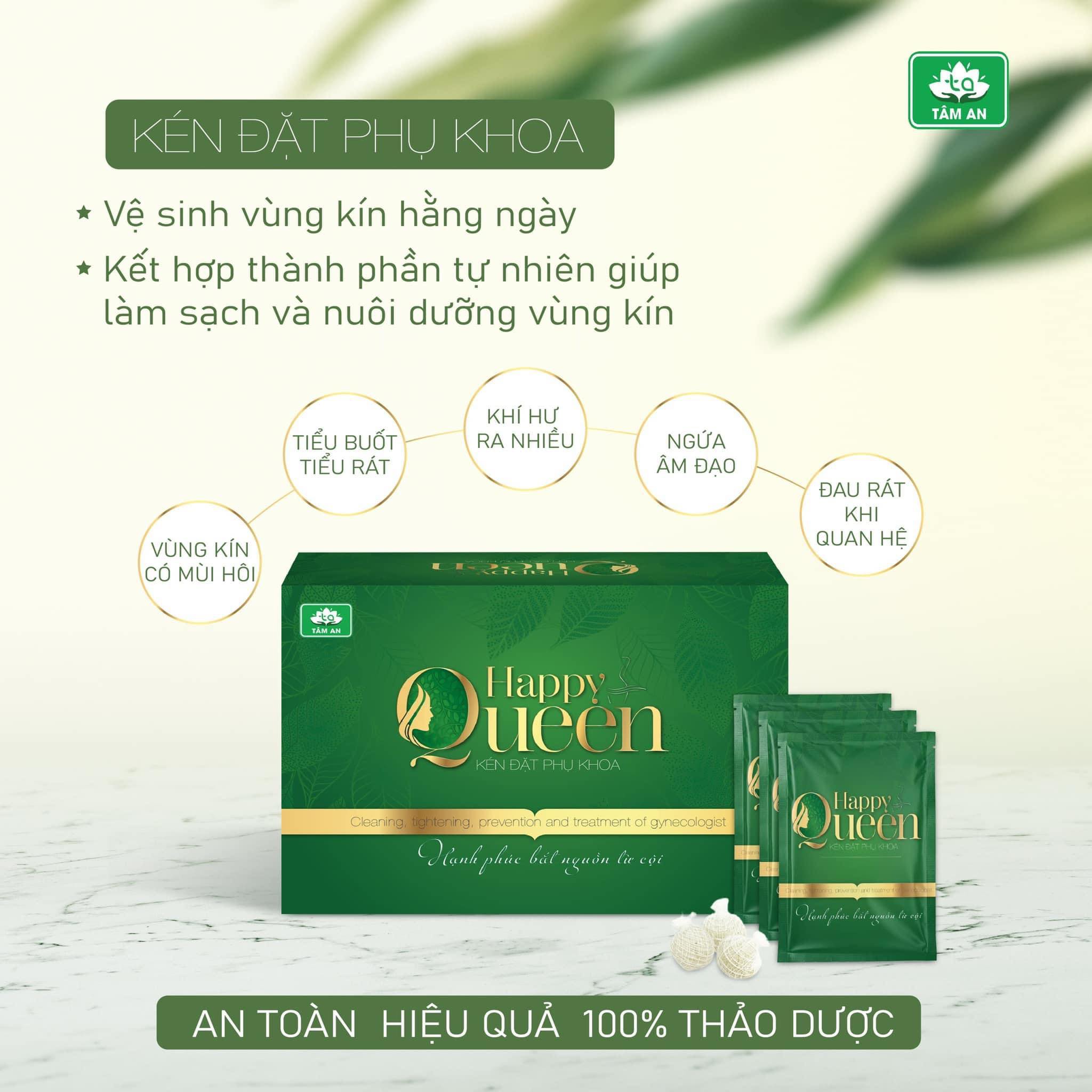FREESHIP MAX - Kén Đặt Phụ Khoa HAPPY QUEEN.
