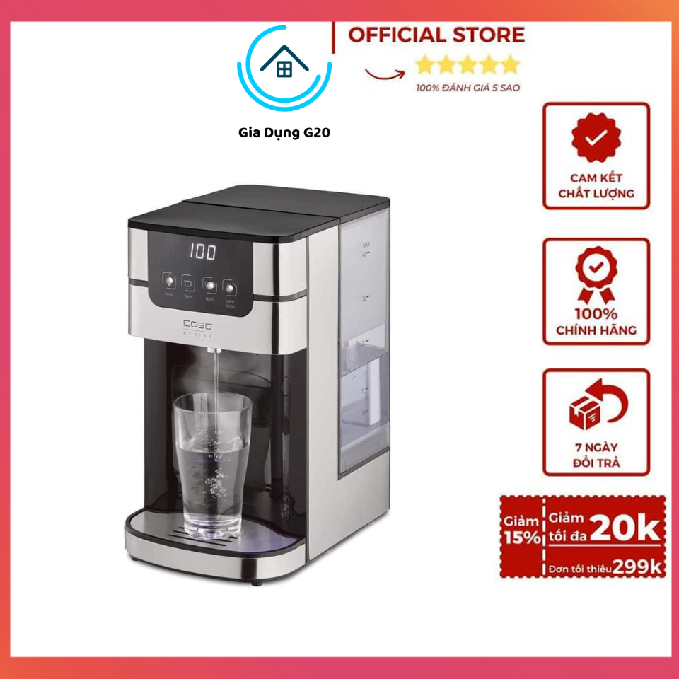 Bình thuỷ điện caso perfectcup 1000 pro- dung tích 4l