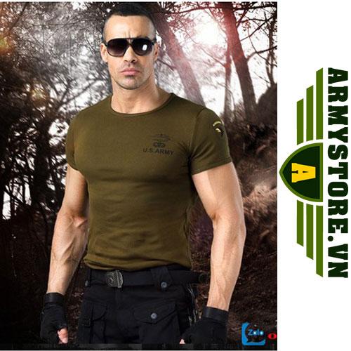 [HCM]Áo thun nam ngắn tay lính Mỹ ARM-817
