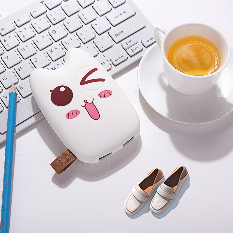 [TẶNG CÁP SẠC + FREESHIP TOÀN QUỐC]Pin Sạc Dự Phòng  Răng Sữa Em Bé Totoro II 9000mAh  Cát Thái  Đầu Ra USB Kép Hổ Trợ Sạc Nhanh 2A