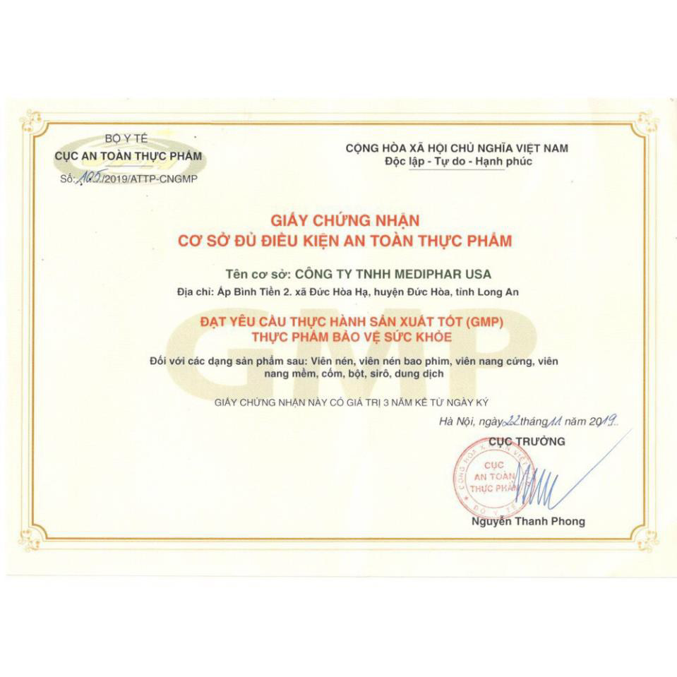 Premium L-Cystine(Viên nang mềm) - Trắng sáng da, mờ thâm nám