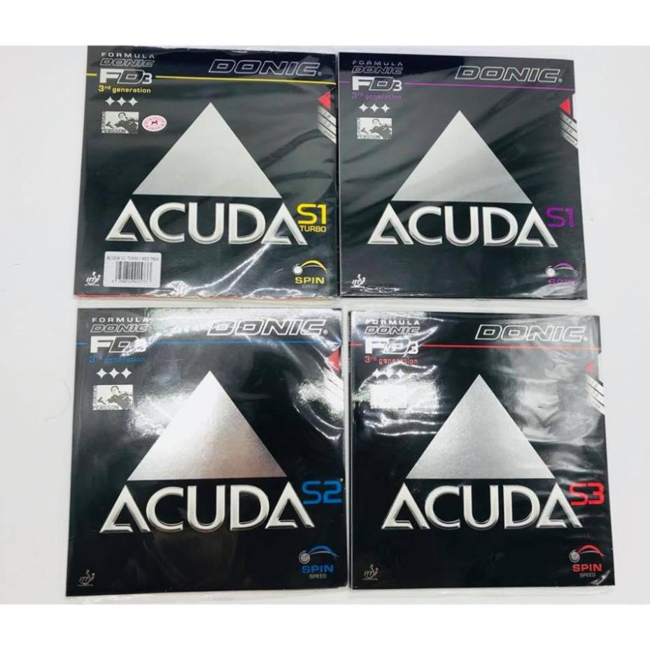 [ FREE SHIP ] Mặt Vợt Bóng Bàn DONIC Acuda S1 S2 S3 Speed Spin và ConTrol