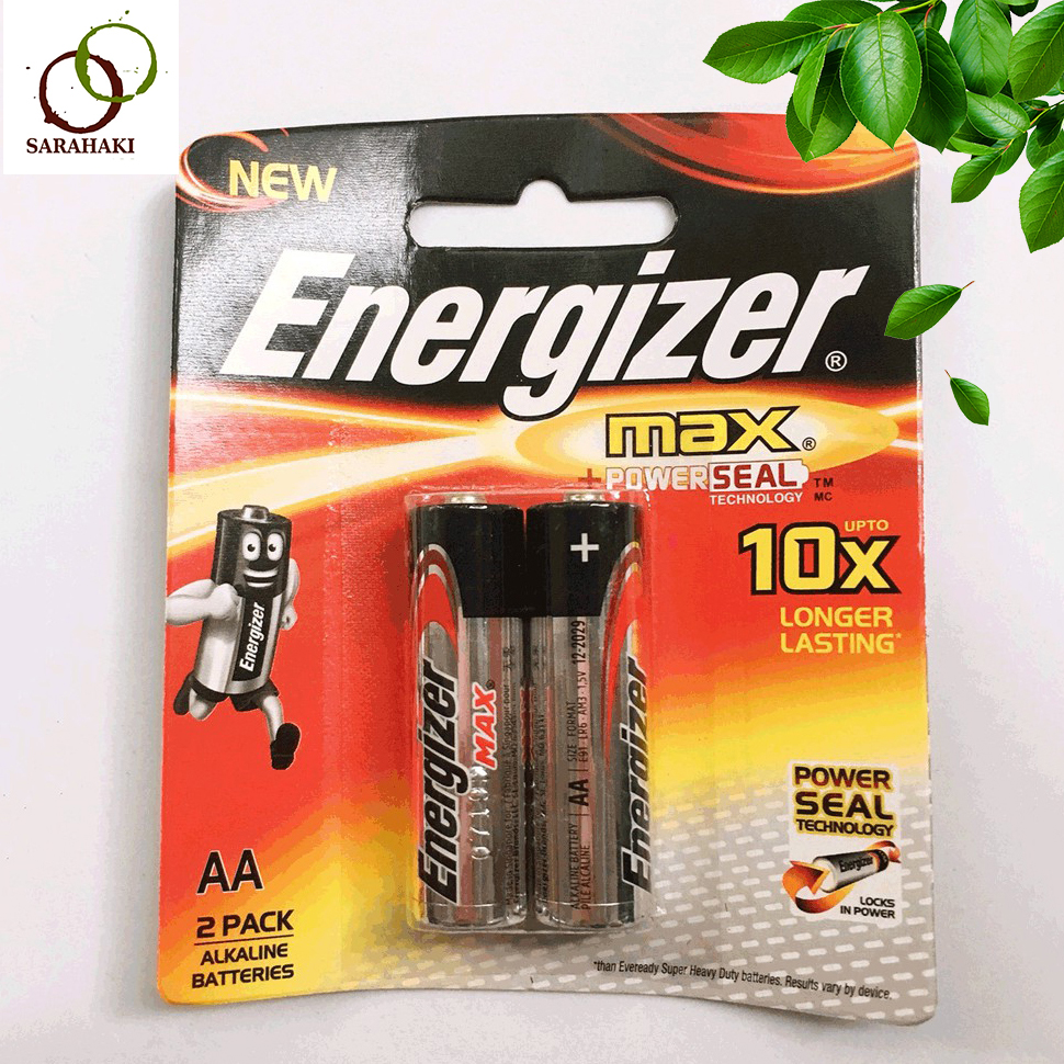 1 vỉ pin AA Energizer Alkaline chính hãng (1 vỉ 2 viên)