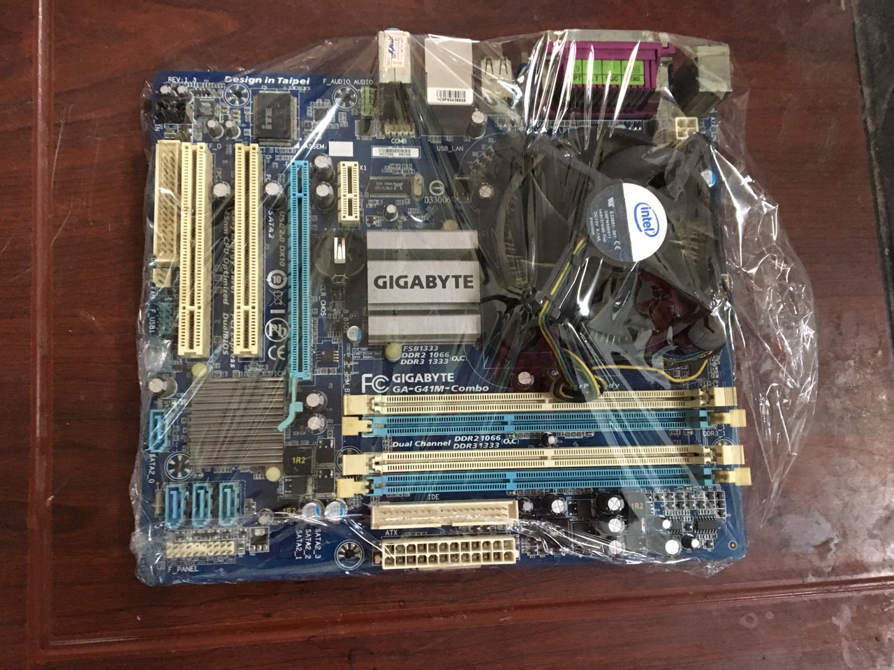 Main/ combo main gigabyte G41 cũ tháo case