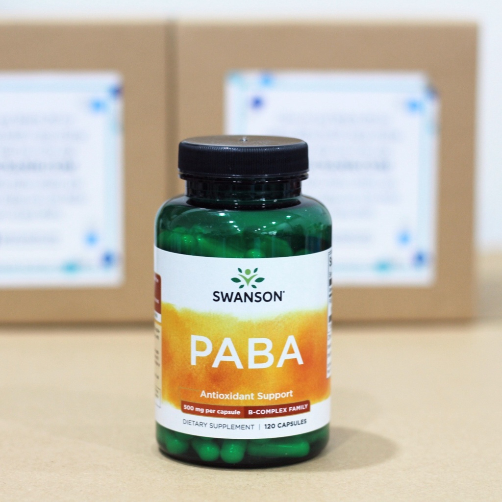 [Hàng Quốc Tế] SWANSON PABA, 120 viên, Hỗ trợ chống oxy hóa