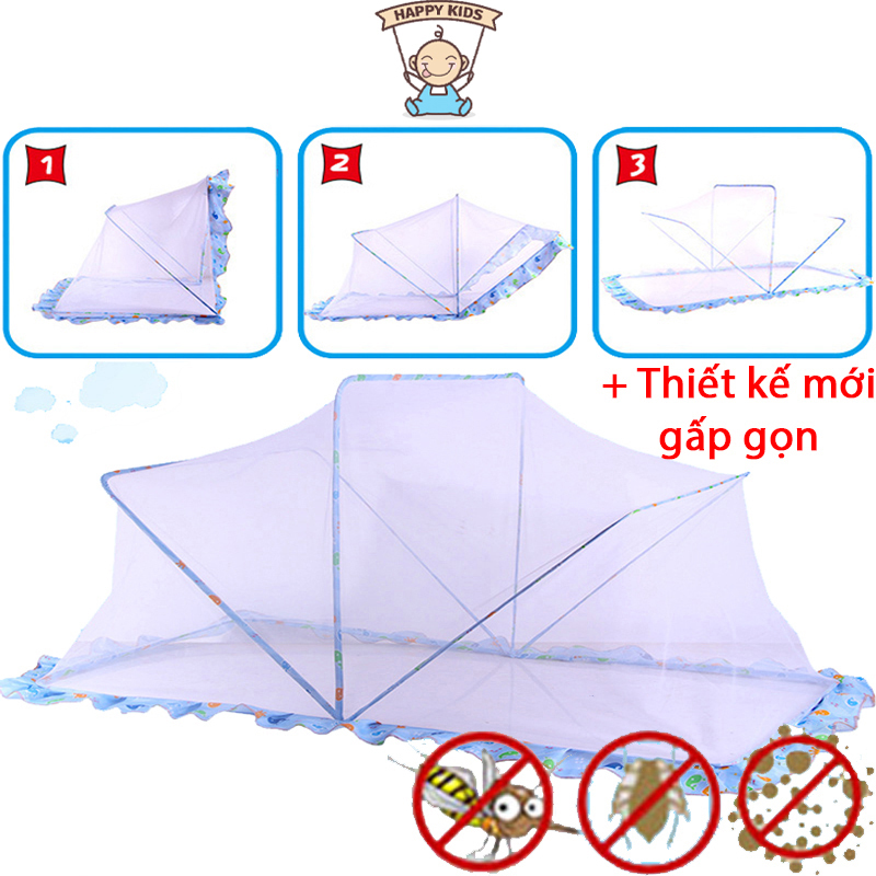 Màn chụp khung chống muỗi kiểu dáng mới, Màn ngủ cho trẻ em thế hệ mới, Dễ dàng sử dụng mọi trường hợp