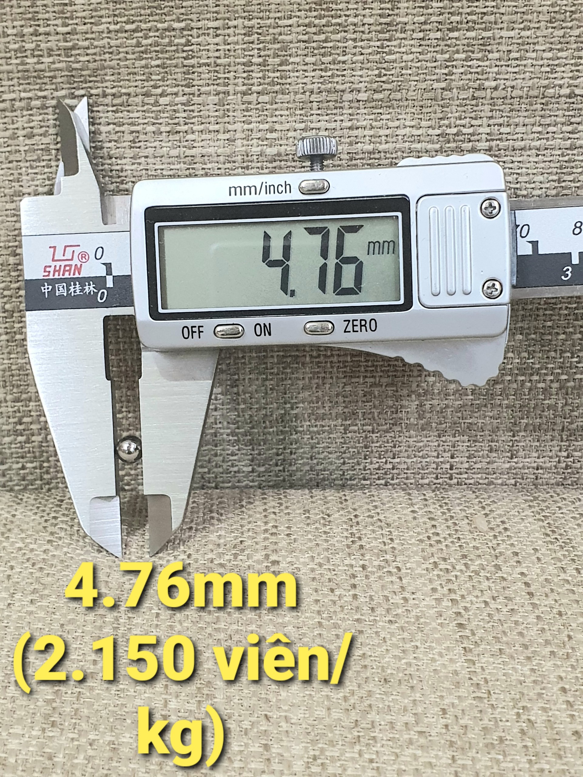 BI SẮT 4.76 (BỊCH 1KG)