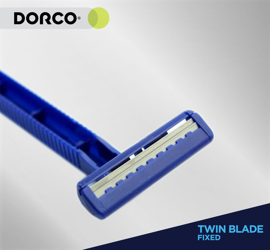 Combo 2 gói dao cạo râu 2 lưỡi DORCO TD 708 (gói 05 dao cạo)