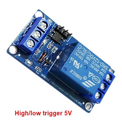 Module  1 relay 5Vdc có optocoupler 2 mức kích high/low HTC