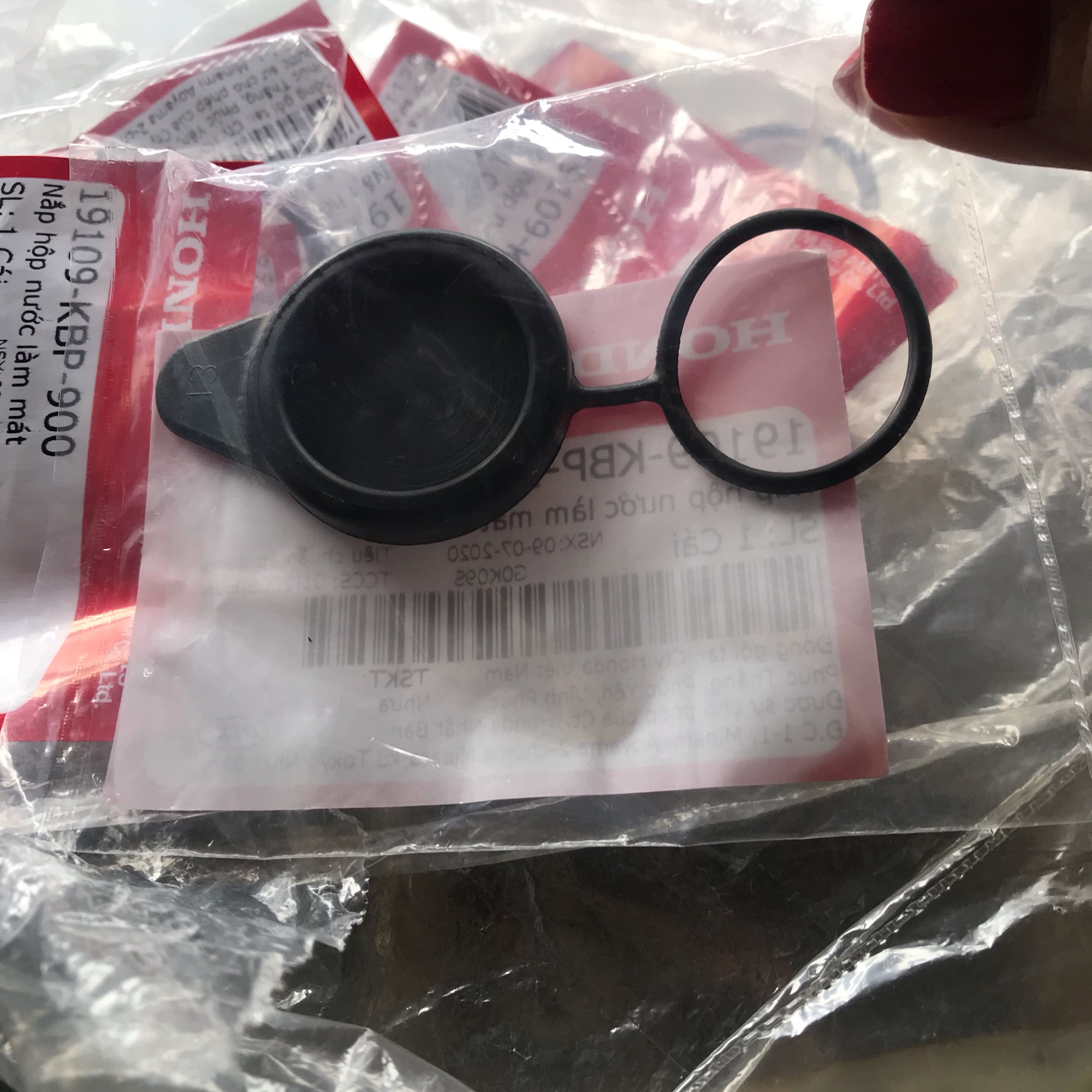 Nắp cao su đậy bình nước làm mát các dòng xe Honda