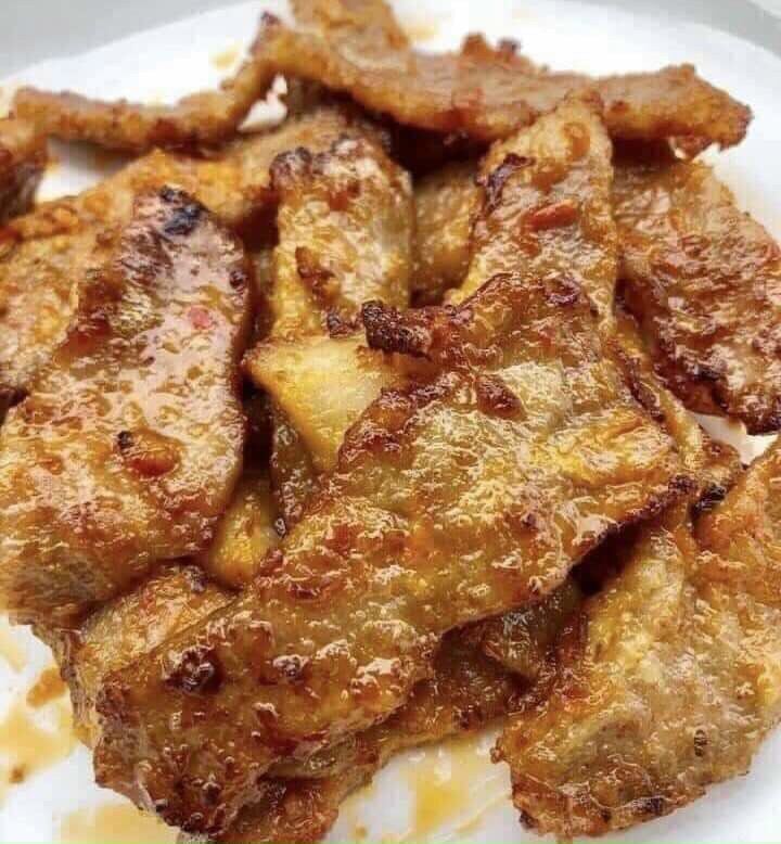 Vú heo ướp chao 500gr (giao tphcm)