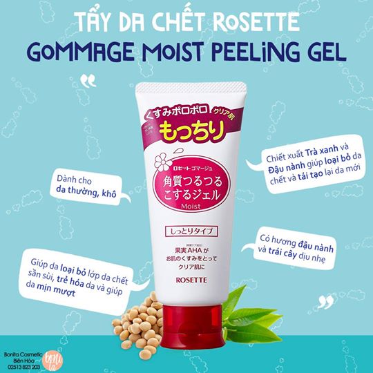 Tẩy da chết Rosette Nhật