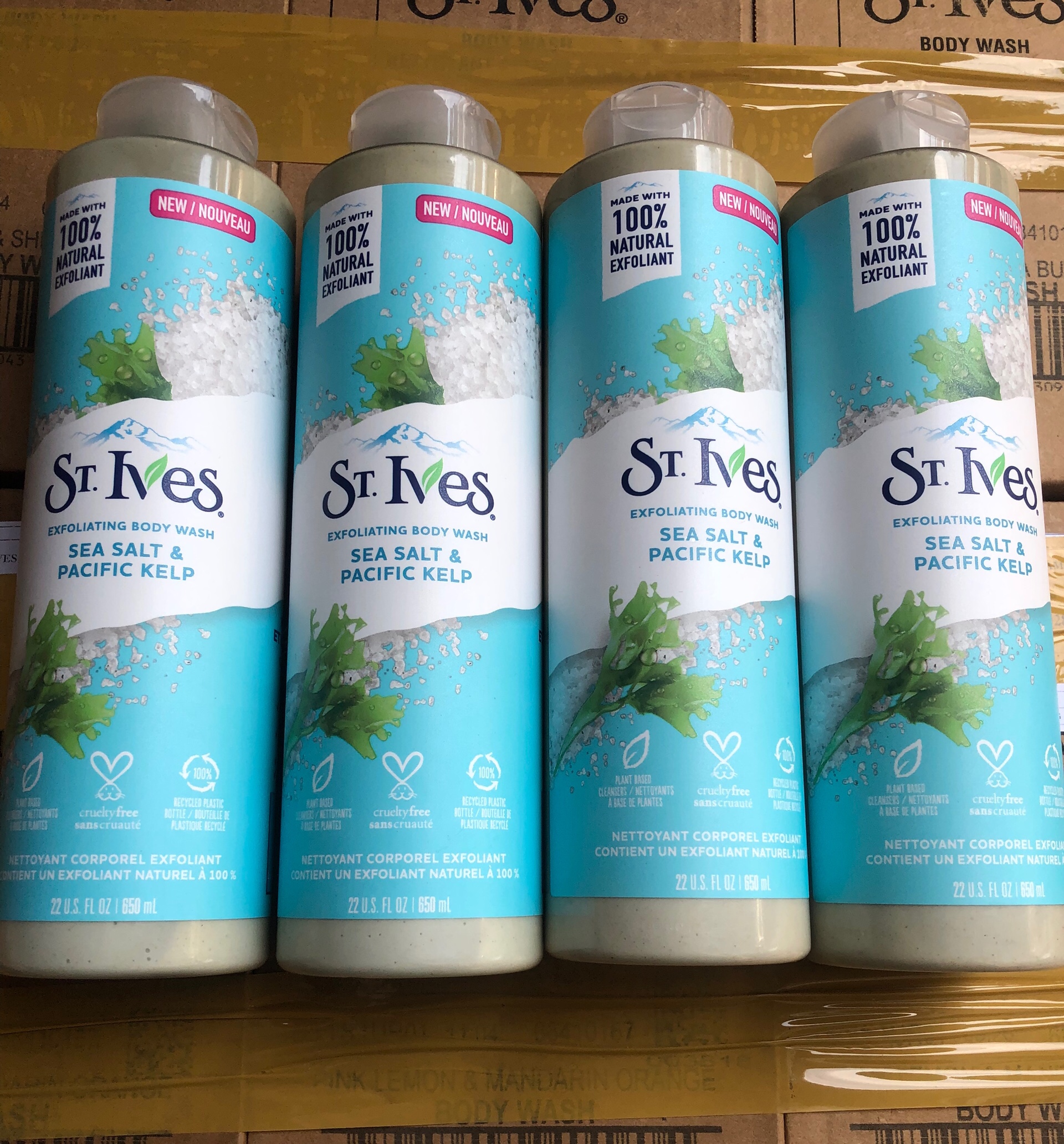 [Mẫu Mới] Sữa Tắm St.Ives Muối Biển (650ml)