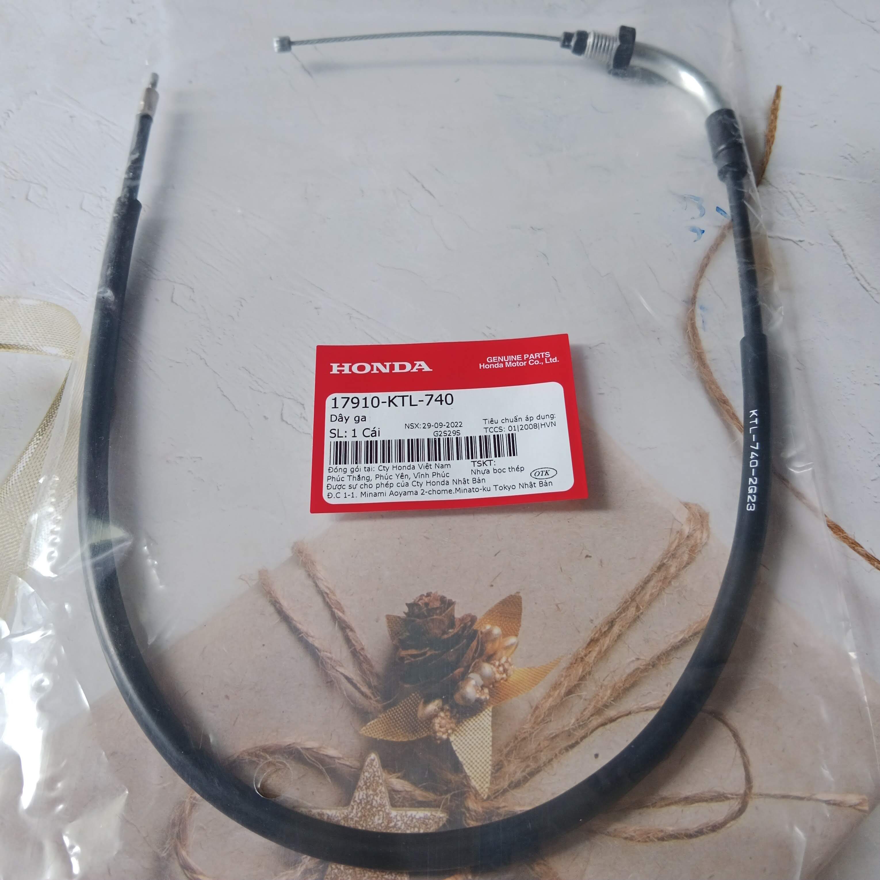 Dây ga Wave RS , Wave S 100 , Wave A 100cc zin chính hãng Honda