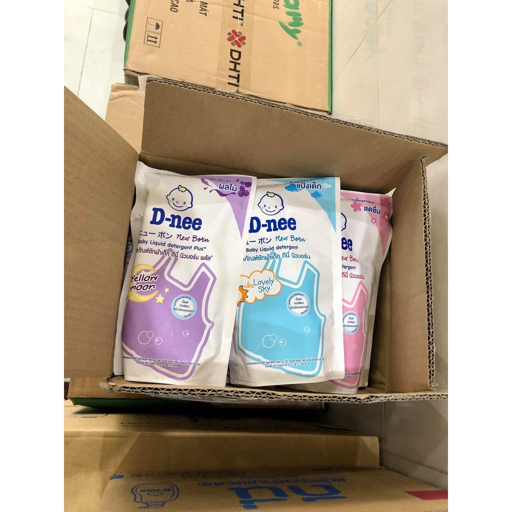 (Chính Hãng) Nước giặt Dnee Thái Lan túi 600ml cho bé